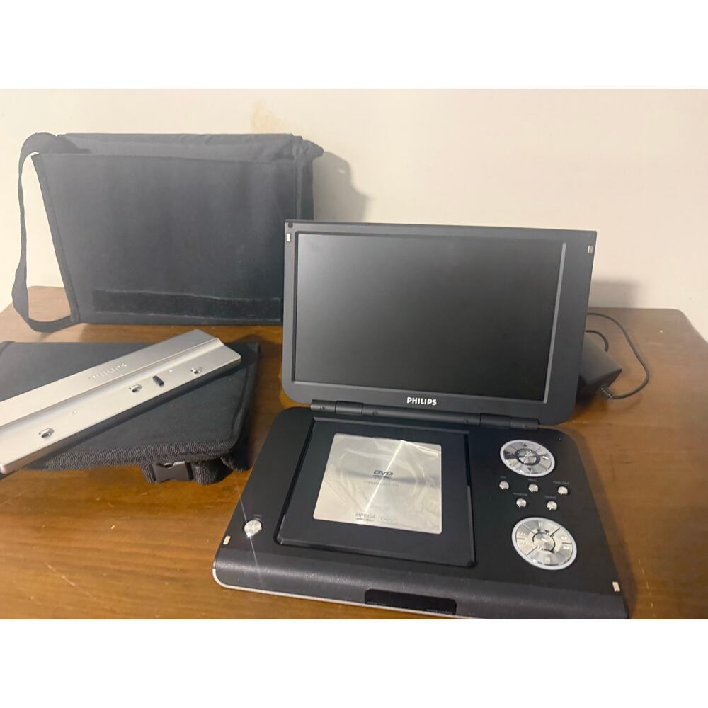 Philips Portable DVD Player Matching Docking, Battery Base & Carrying Case - SO - Picture 4 of 8